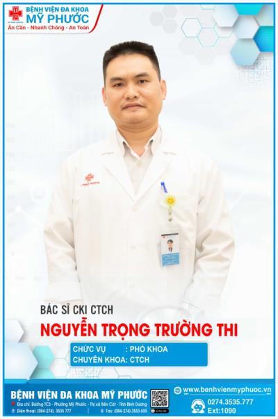 Bác sĩ CKI: CTCH Nguyễn Trọng Trường Thi