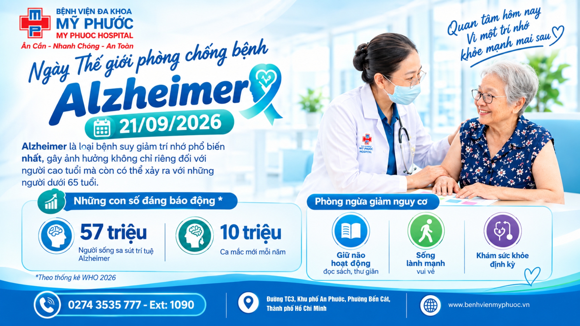 NGÀY ALZHEIMER THẾ GIỚI 21.9.2026