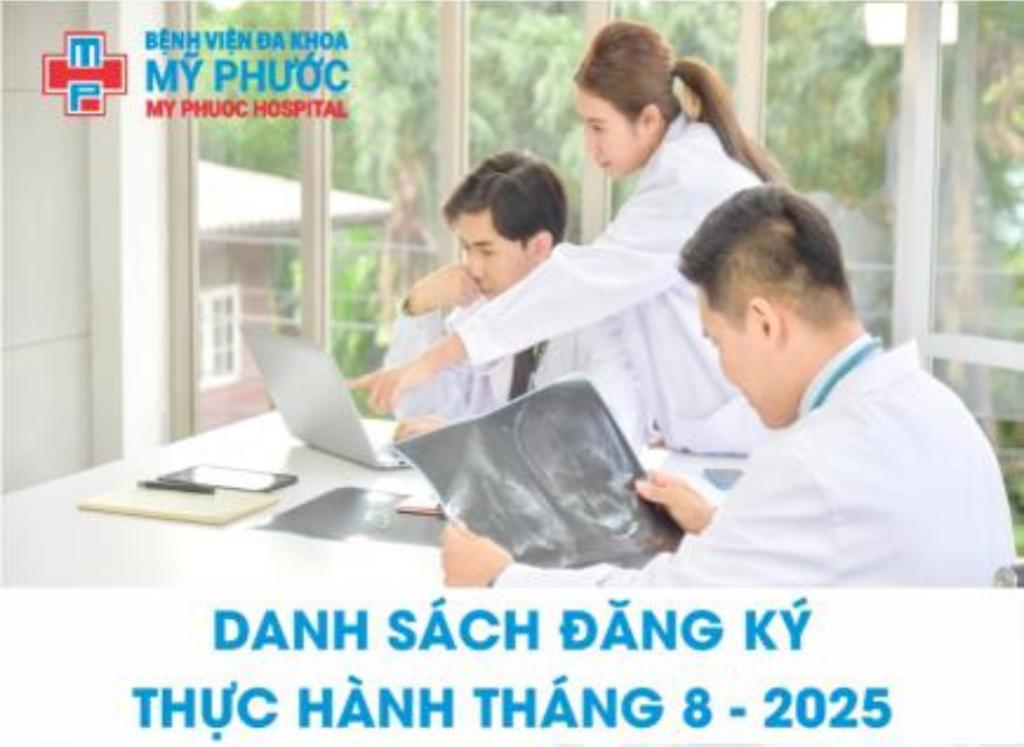 DANH SÁCH ĐĂNG KÝ THỰC HÀNH THÁNG 8 - 2025