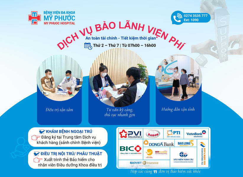 Bệnh viện Đa khoa Mỹ Phước chính thức ký kết hợp tác bảo lãnh viện phí với Công ty Cổ phần Bảo An Khang (BAKCO), mở rộng quyền lợi cho khách hàng khi khám và điều trị.
