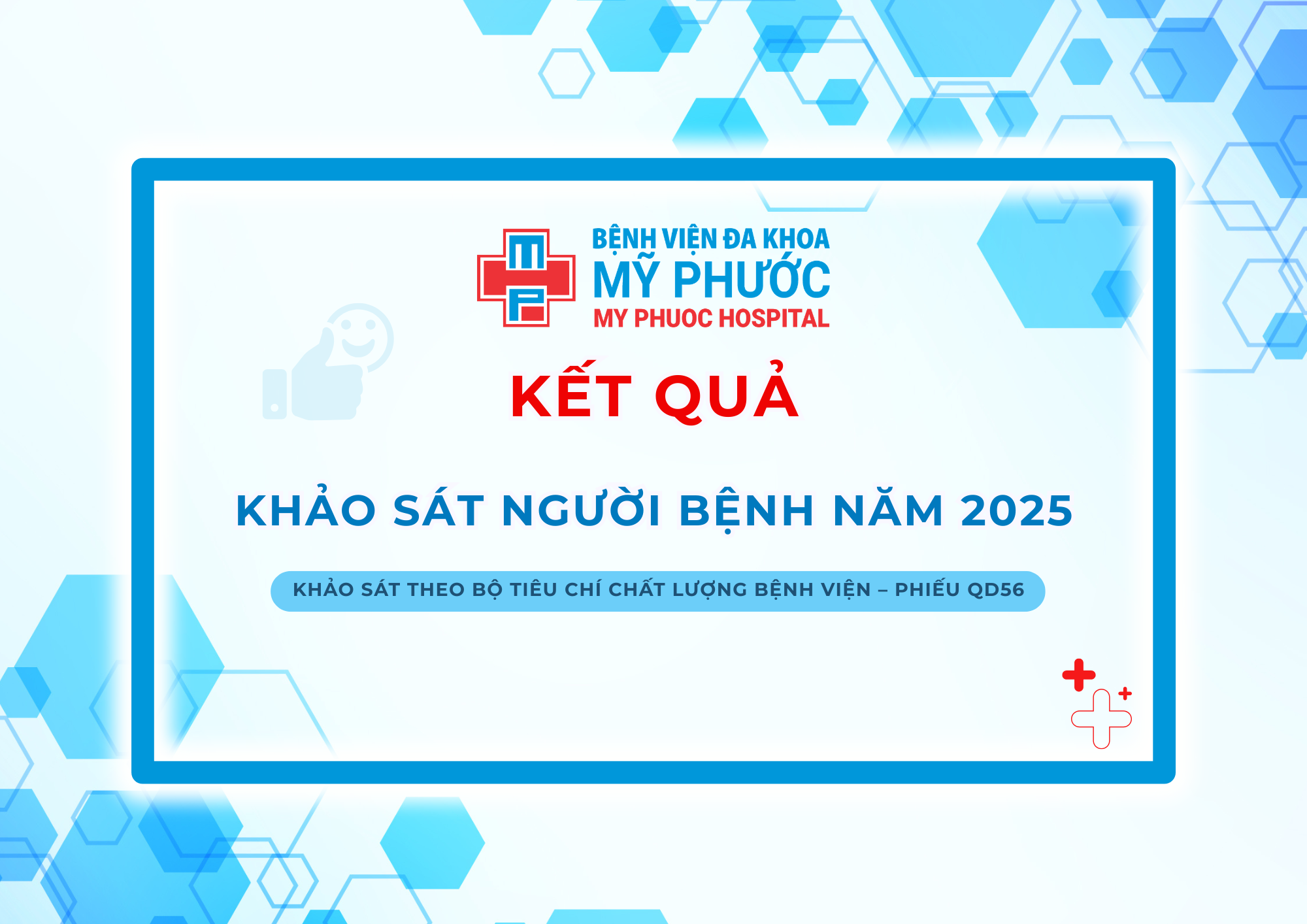Kết quả khảo sát người bệnh Quý II năm 2025