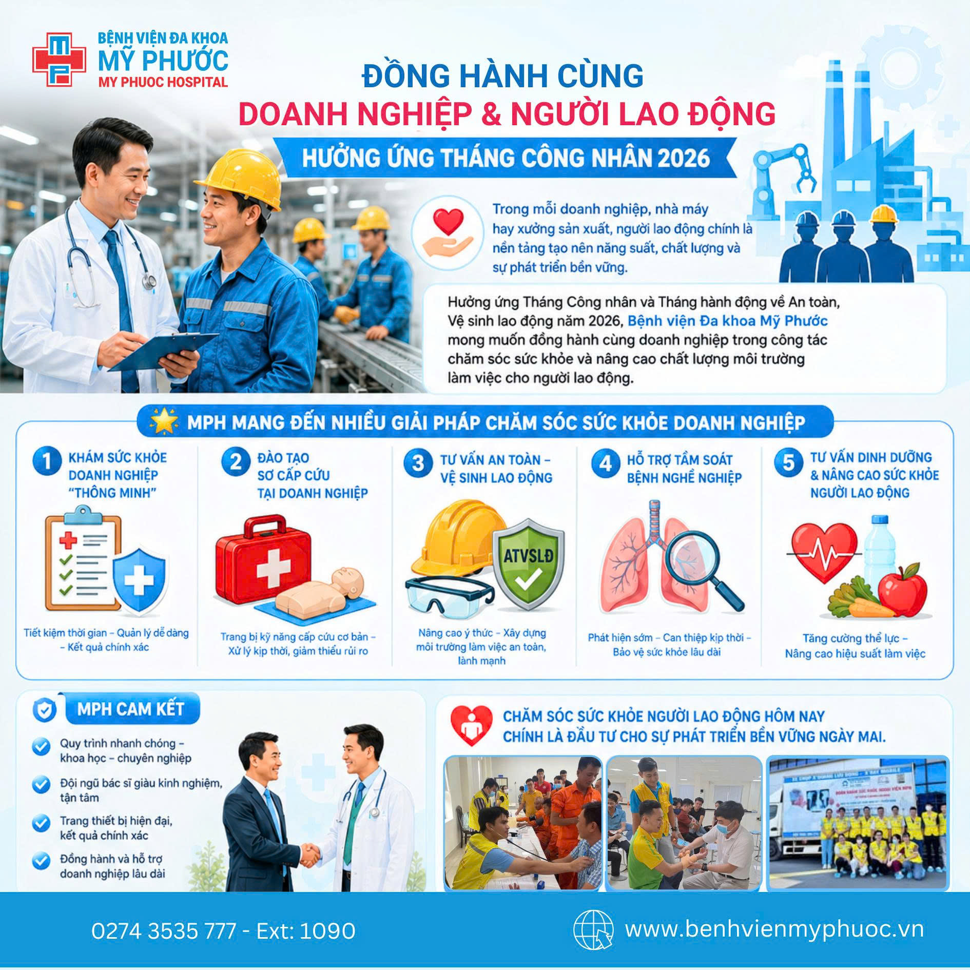 Hưởng ứng tháng công nhân 2026: MPH đồng hành cùng "những cánh tay vàng"