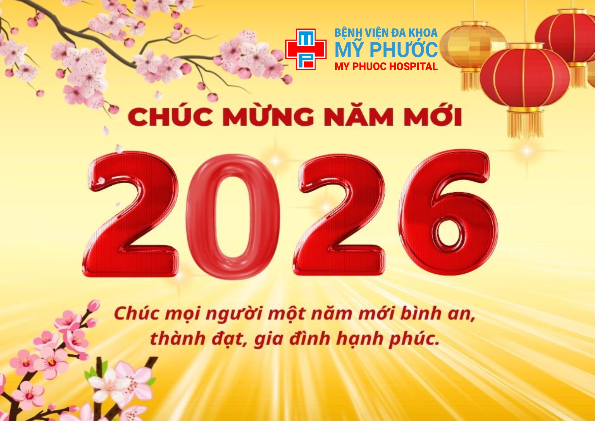 BỆNH VIỆN ĐA KHOA MỸ PHƯỚC - CHÚC MỪNG NĂM MỚI BÍNH NGỌ 2026