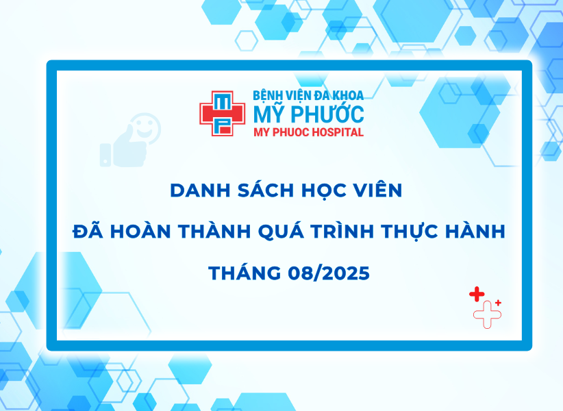 DANH SÁCH ĐĂNG KÝ THỰC HÀNH THÁNG 8 - 2025