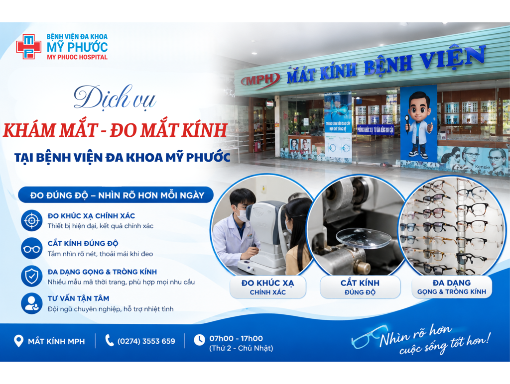 Khám mắt – Cắt kính tại Mắt kính MPH