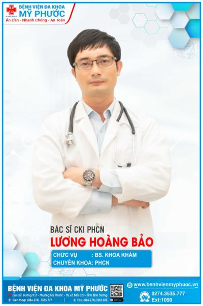 Bác sĩ  CKI PHCN: Lương Hoàng Bảo