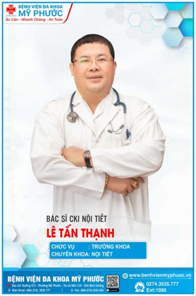 Bác sĩ CKI: Nội tiết Lê Tấn Thạnh