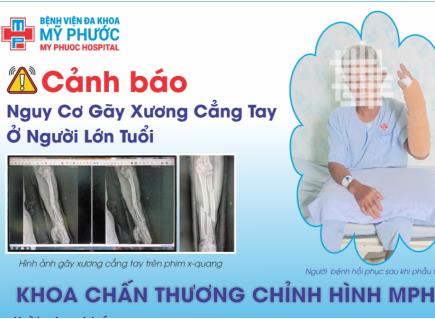 ĐIỀU TRỊ VÀ PHẪU THUẬT GÃY XƯƠNG CẲNG TAY TẠI BỆNH VIỆN ĐA KHOA MỸ PHƯỚC