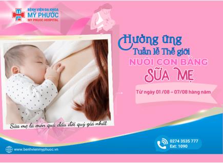 HƯỞNG ỨNG TUẦN LỄ THẾ GIỚI NUÔI CON BẰNG SỮA MẸ NĂM 2025